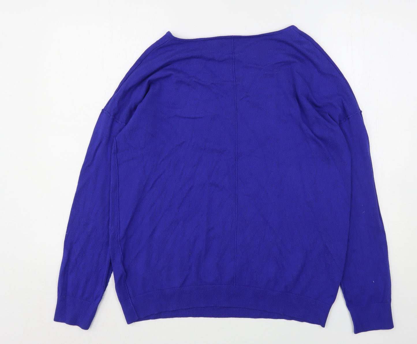 Womens UK Size 12 South Blue Pullover Jumper