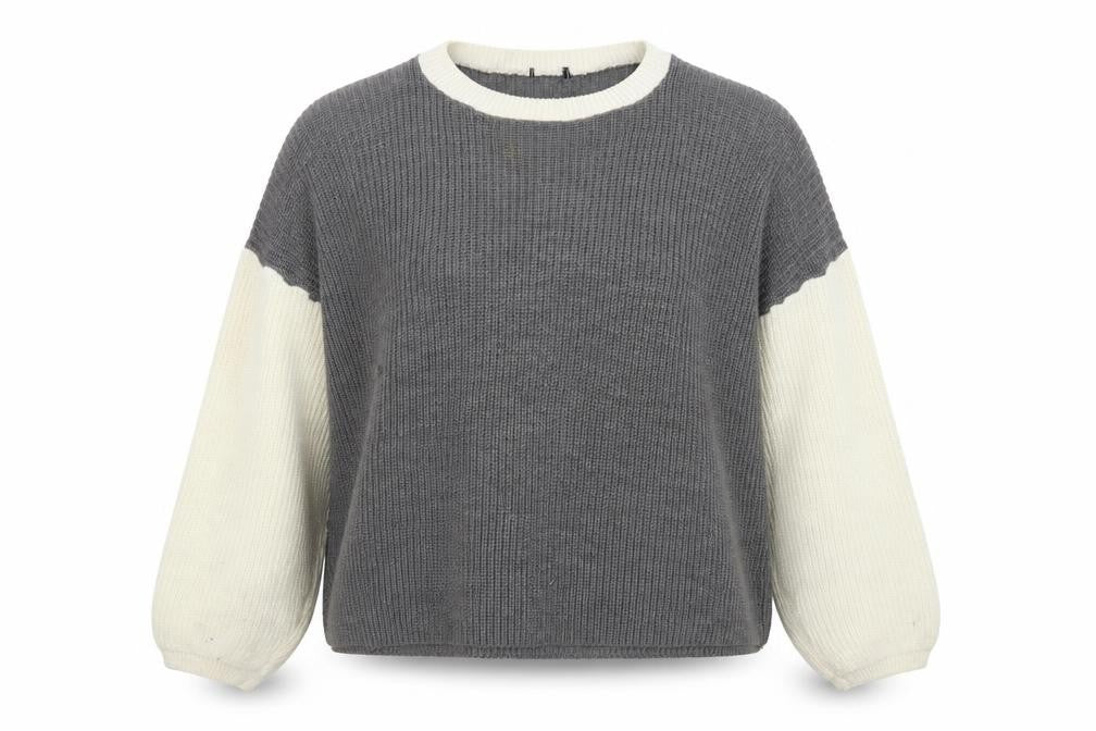 Womens UK Size L Boohoo Grey Pullover Jumper