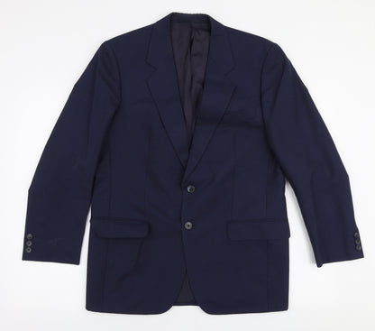 Mens UK Size 38 Skopes Regular Blue Suit Jacket