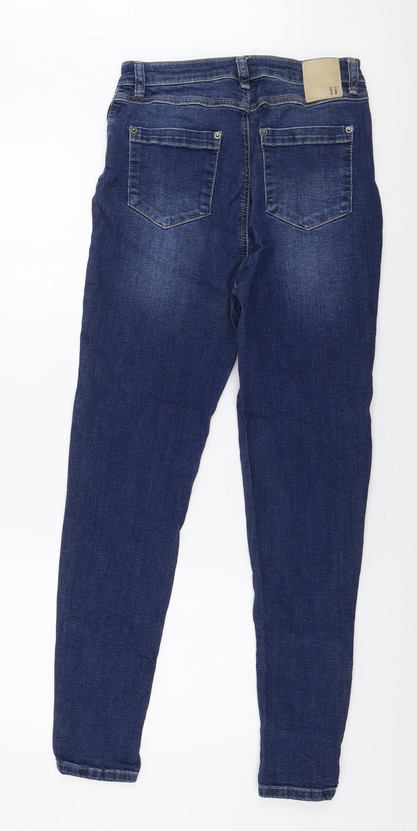 11 degrees Womens Blue  Polyester Skinny Jeans Size 26 in L28 in Slim Zip