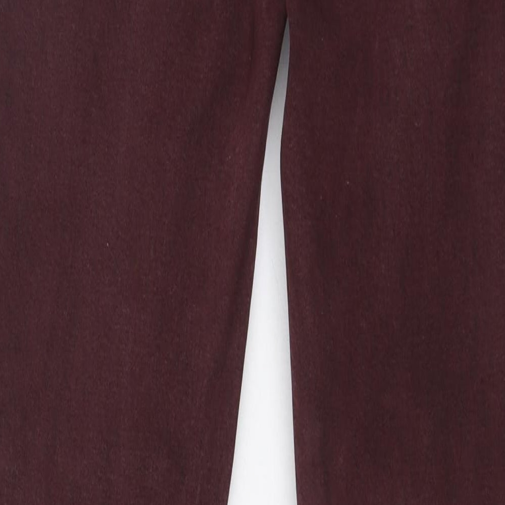 NEXT Womens Red  Cotton Skinny Jeans Size 6 L29 in Slim Zip