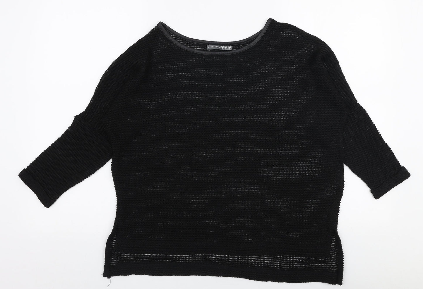 Womens UK Size 6 Atmosphere Black Pullover Jumper
