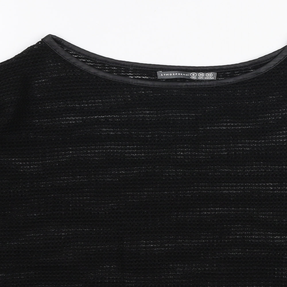 Womens UK Size 6 Atmosphere Black Pullover Jumper
