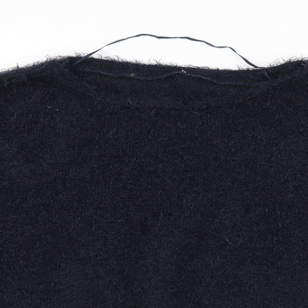 Primark Womens Black Round Neck  Polyester Pullover Jumper Size 18   - 18/20