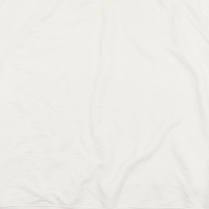 Mens UK Size 2XL H&M White Pullover Sweatshirt