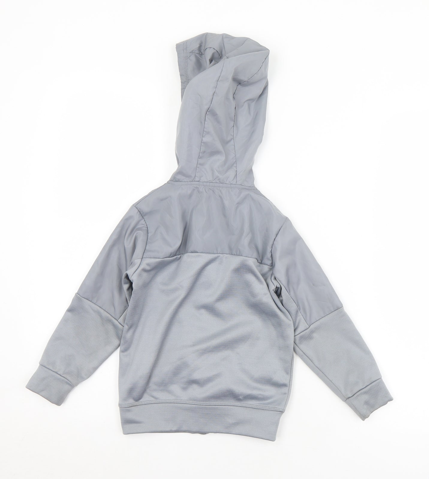 Urban Dept Boys Grey  Polyester Full Zip Hoodie Size 4 Years  Zip