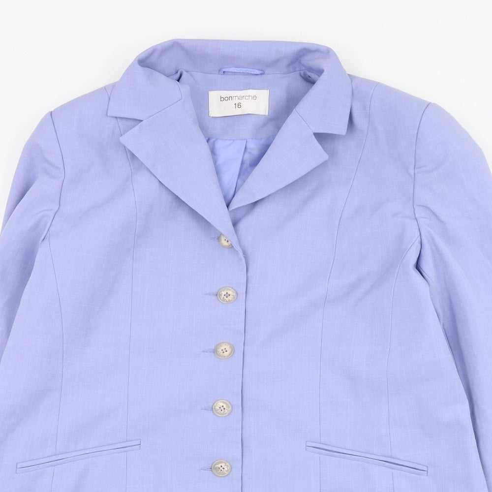 Womens UK Size 16 Bonmarché Blue Jacket