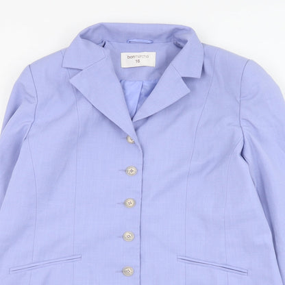 Womens UK Size 16 Bonmarché Blue Jacket