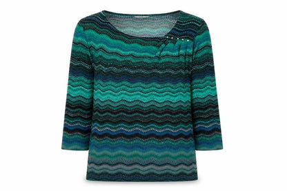Womens UK Size M Klass Green Pullover Jumper