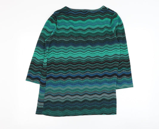 Womens UK Size M Klass Green Pullover Jumper