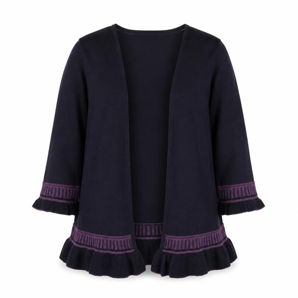 Womens UK Size 14 Marks and Spencer Purple Cardigan Jumper
