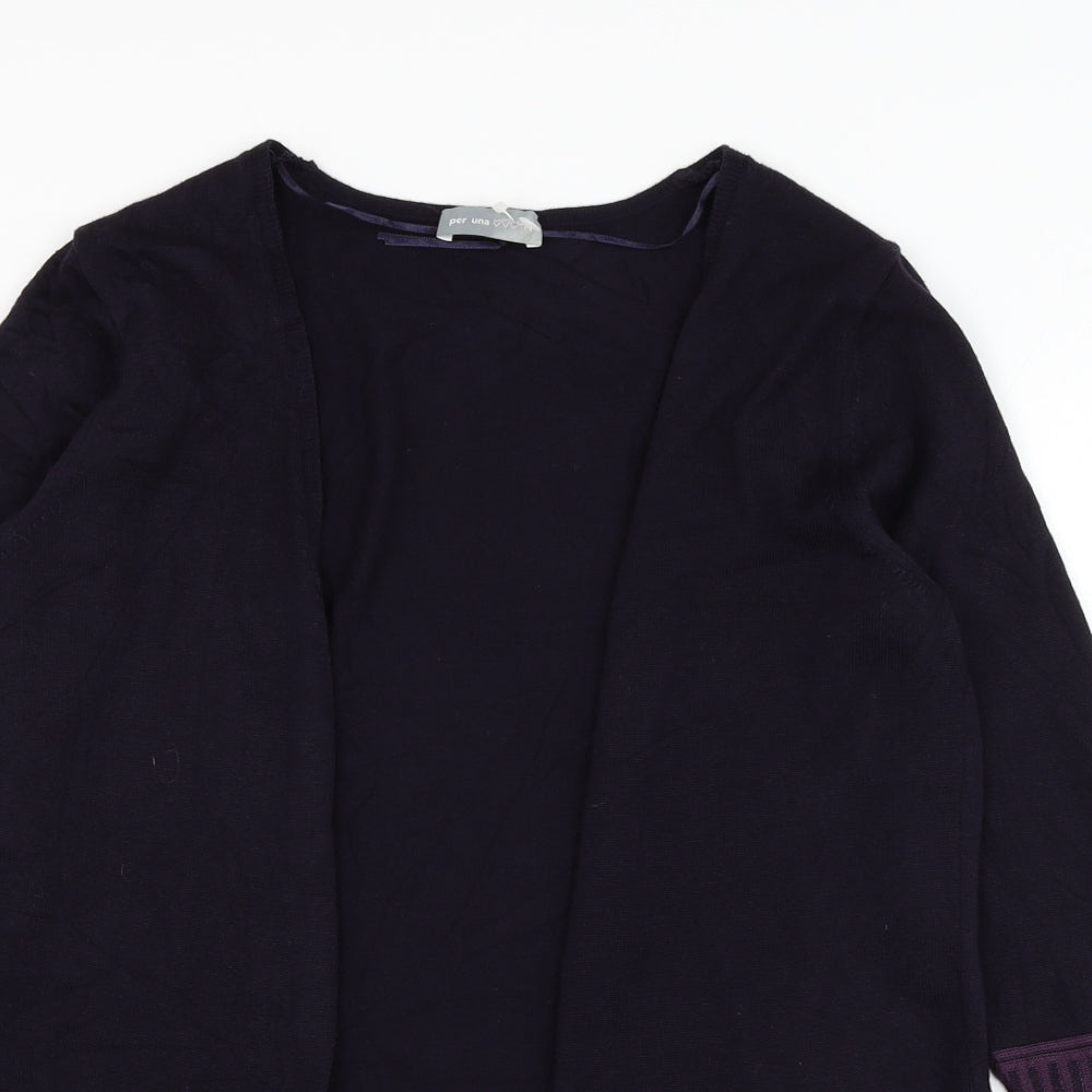 Womens UK Size 14 Marks and Spencer Purple Cardigan Jumper