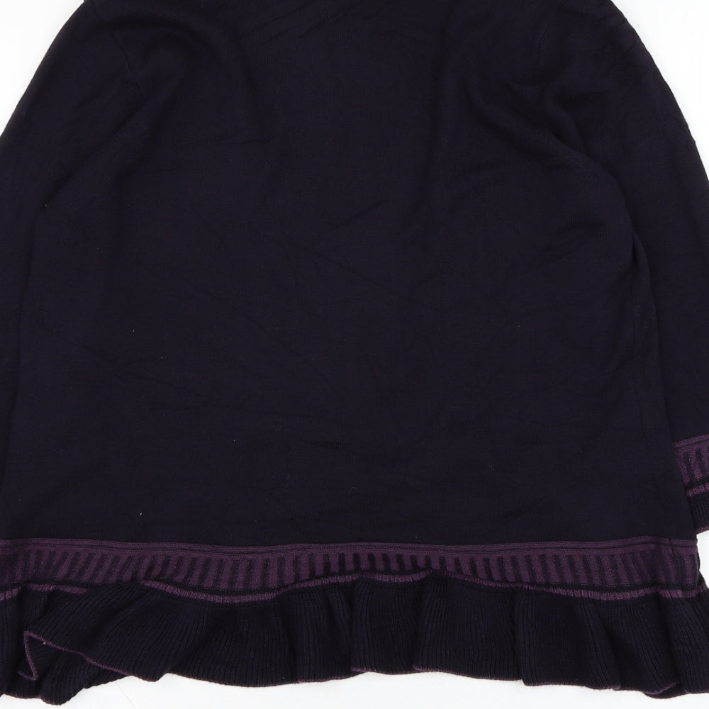 Womens UK Size 14 Marks and Spencer Purple Cardigan Jumper