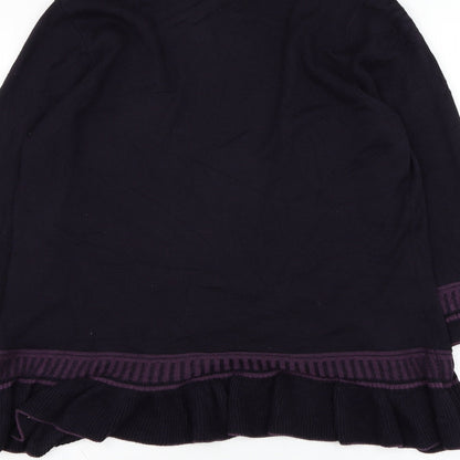 Womens UK Size 14 Marks and Spencer Purple Cardigan Jumper