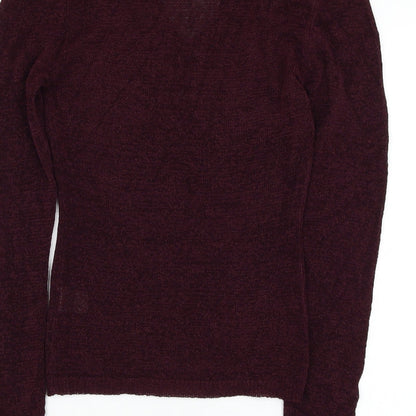 Womens UK Size 12 Oasis Purple Pullover Jumper