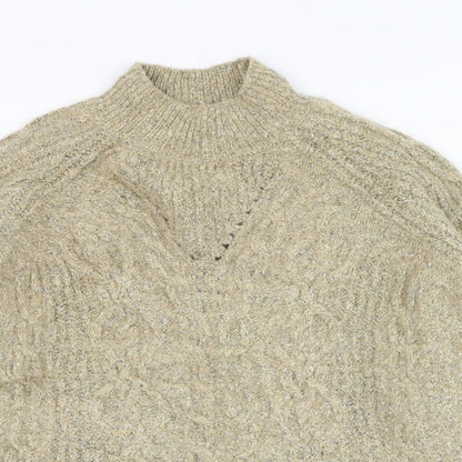 Womens UK Size S Marks and Spencer Brown Pullover Jumper