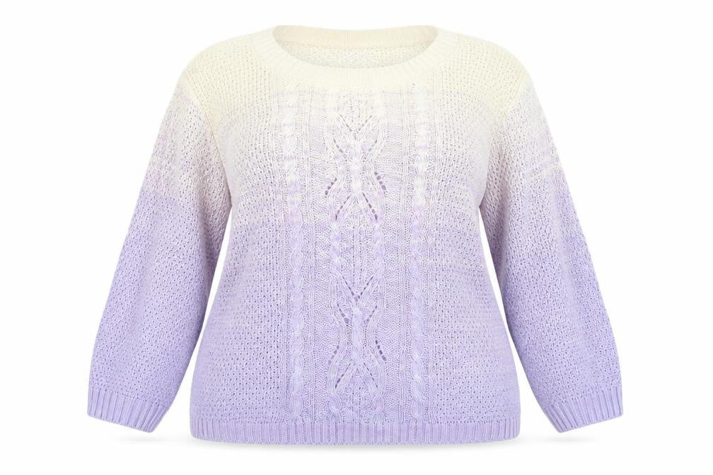 Womens UK Size 14 F&F Purple Pullover Jumper