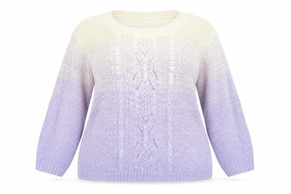 Womens UK Size 14 F&F Purple Pullover Jumper