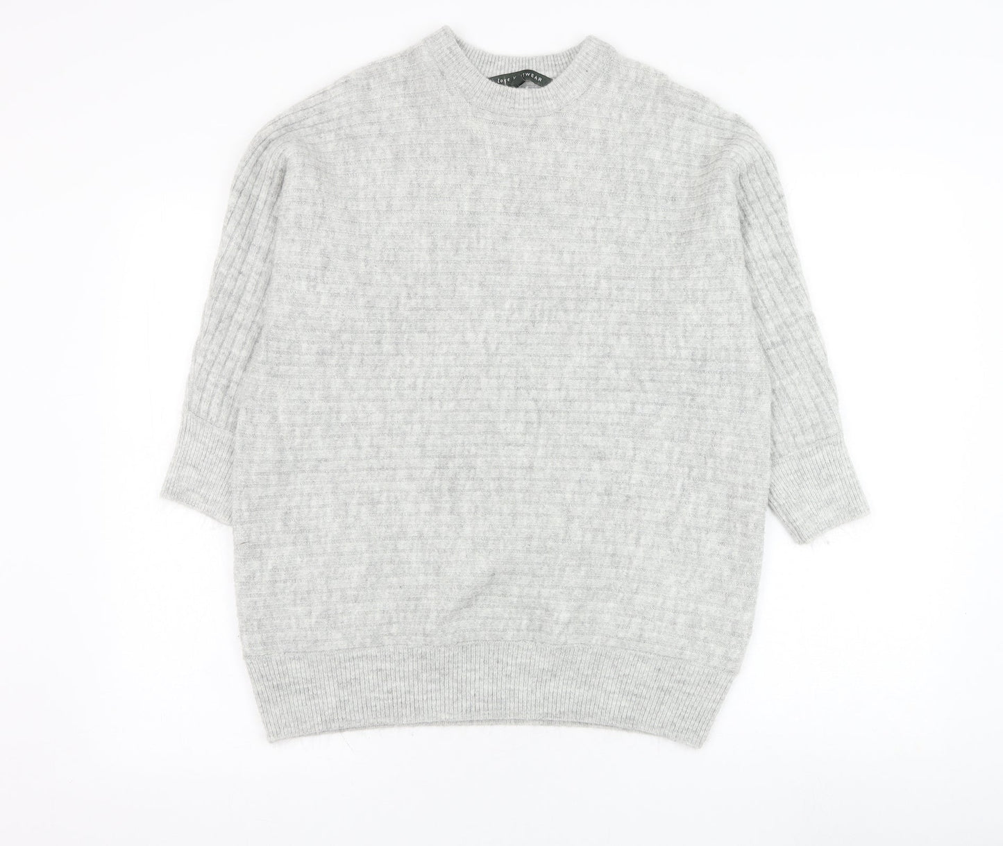 Womens UK Size 14 Bonmarché Grey Pullover Jumper