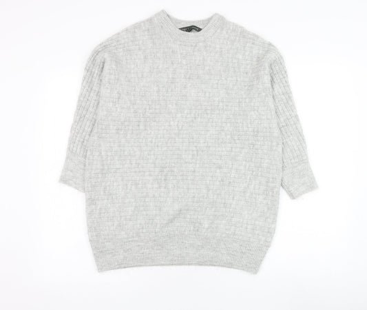 Womens UK Size 14 Bonmarché Grey Pullover Jumper