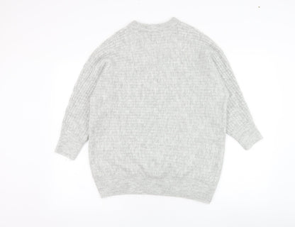 Womens UK Size 14 Bonmarché Grey Pullover Jumper