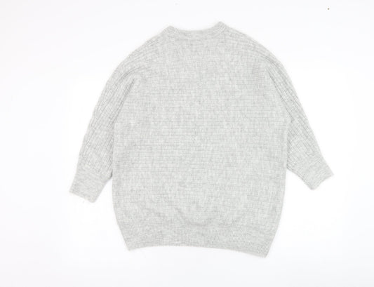 Womens UK Size 14 Bonmarché Grey Pullover Jumper