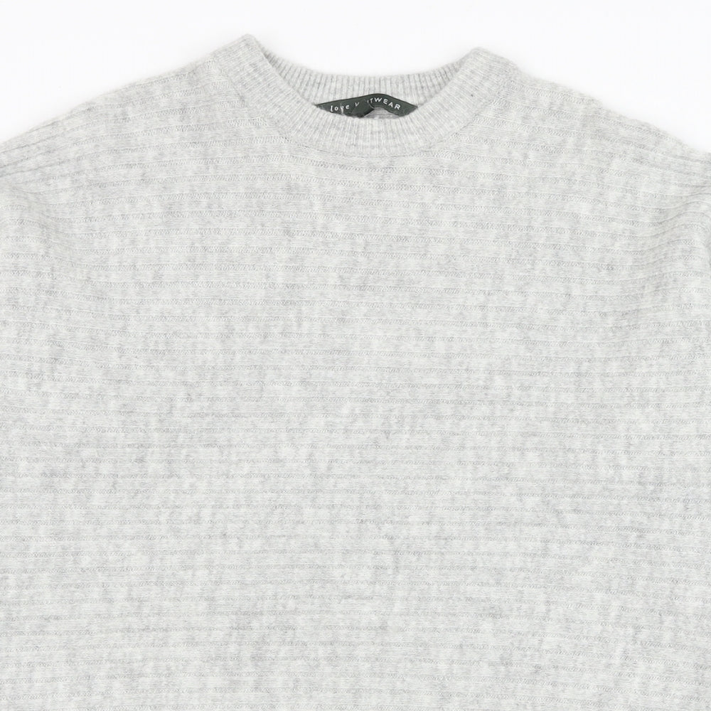 Womens UK Size 14 Bonmarché Grey Pullover Jumper