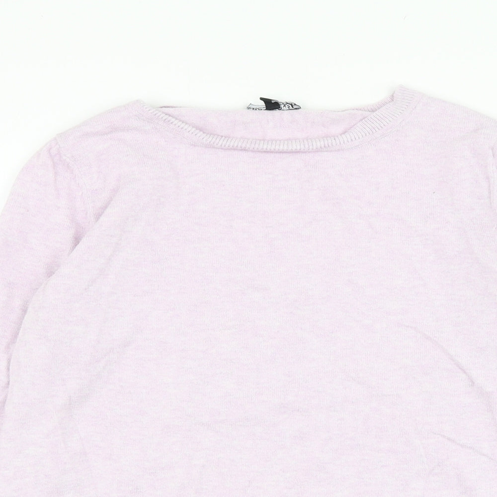 Womens UK Size 12 Warehouse Purple Pullover Jumper