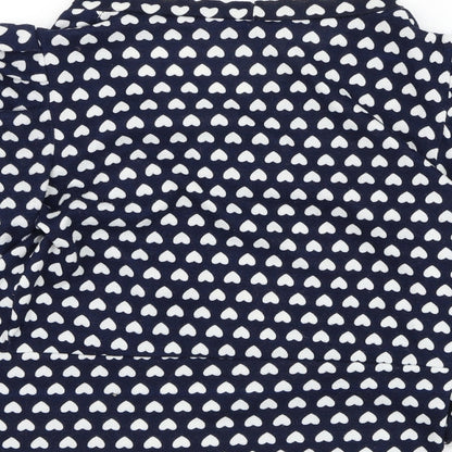 Womens UK Size M QED London Blue Cardigan Jumper