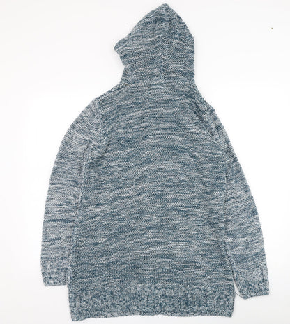 Womens UK Size 12 BeYou Blue Cape Jumper