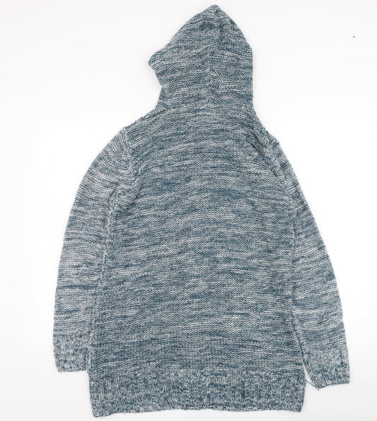 Womens UK Size 12 BeYou Blue Cape Jumper