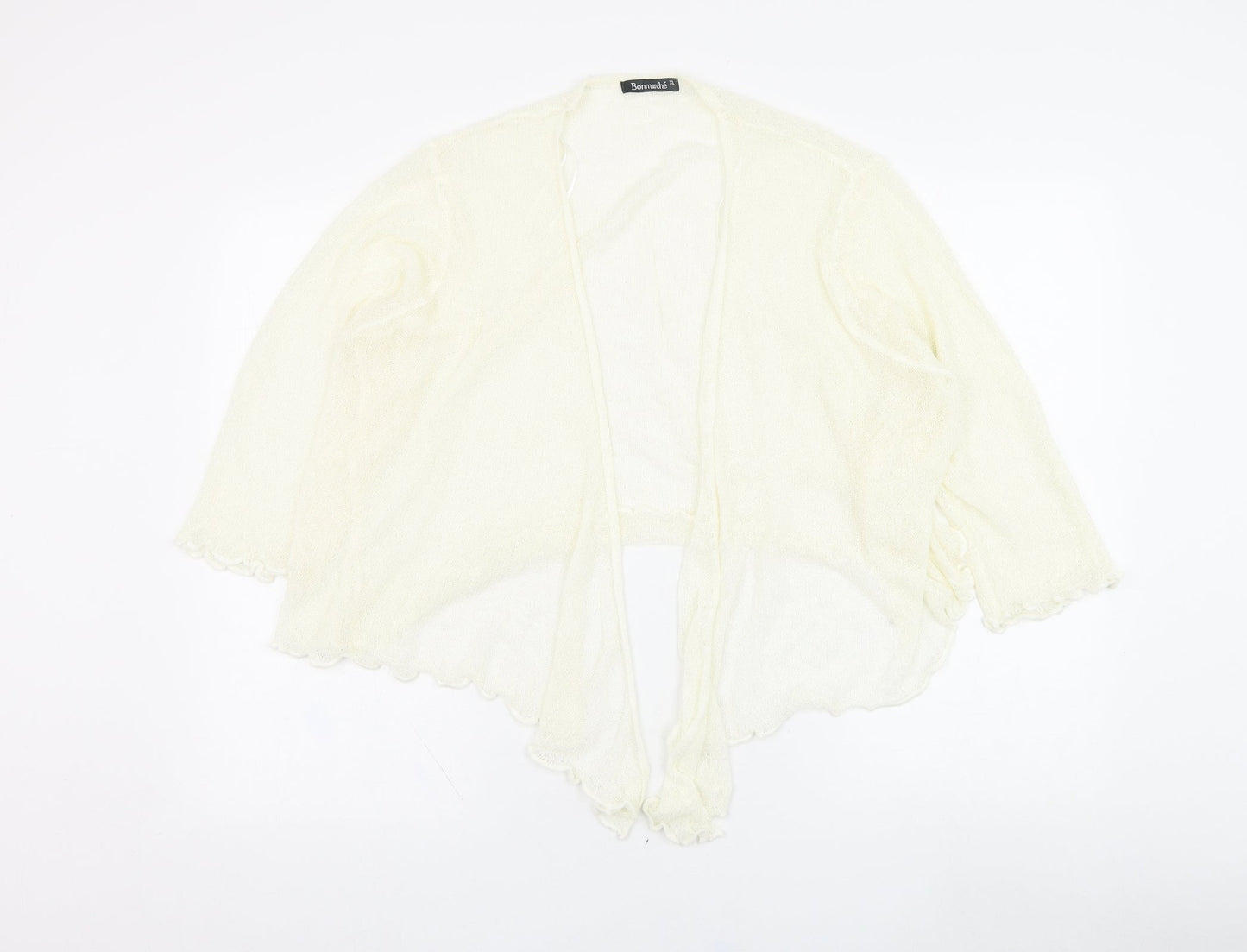 Womens UK Size XL Bonmarché Ivory Cardigan Jumper