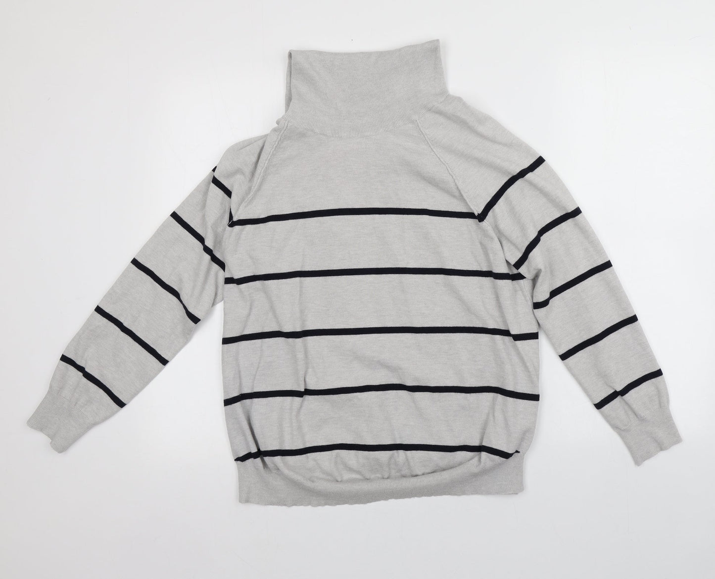 Womens UK Size 16 M&Co Grey Pullover Jumper