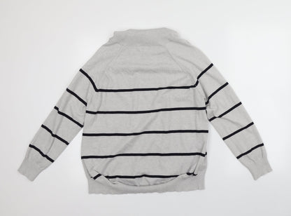 Womens UK Size 16 M&Co Grey Pullover Jumper