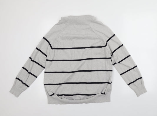 Womens UK Size 16 M&Co Grey Pullover Jumper