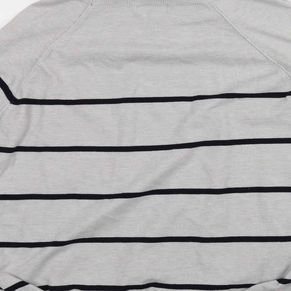 Womens UK Size 16 M&Co Grey Pullover Jumper