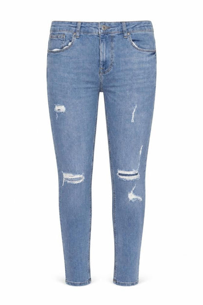 Womens UK Size 36 in Denim & Co. Regular Fit Skinny Blue Jeans
