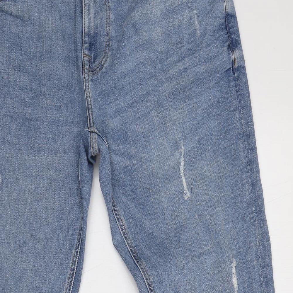 Denim & Co. Womens Blue  Cotton Skinny Jeans Size 36 in L32 in Regular