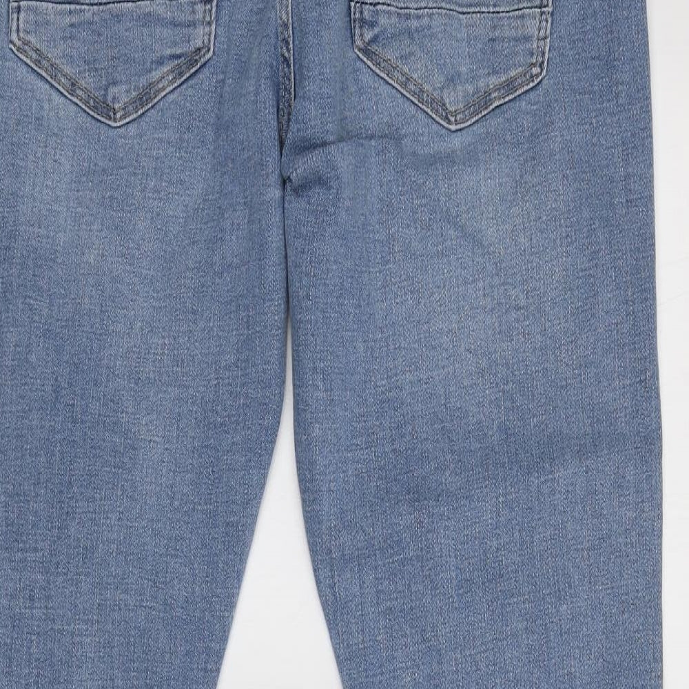 Denim & Co. Womens Blue  Cotton Skinny Jeans Size 36 in L32 in Regular