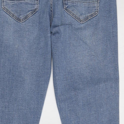 Denim & Co. Womens Blue  Cotton Skinny Jeans Size 36 in L32 in Regular