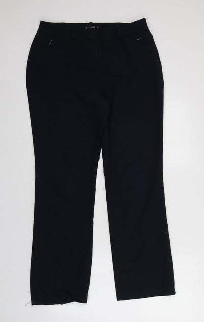 Womens UK Size 12 Dunnes Stores Regular Fit Carrot Blue Trousers