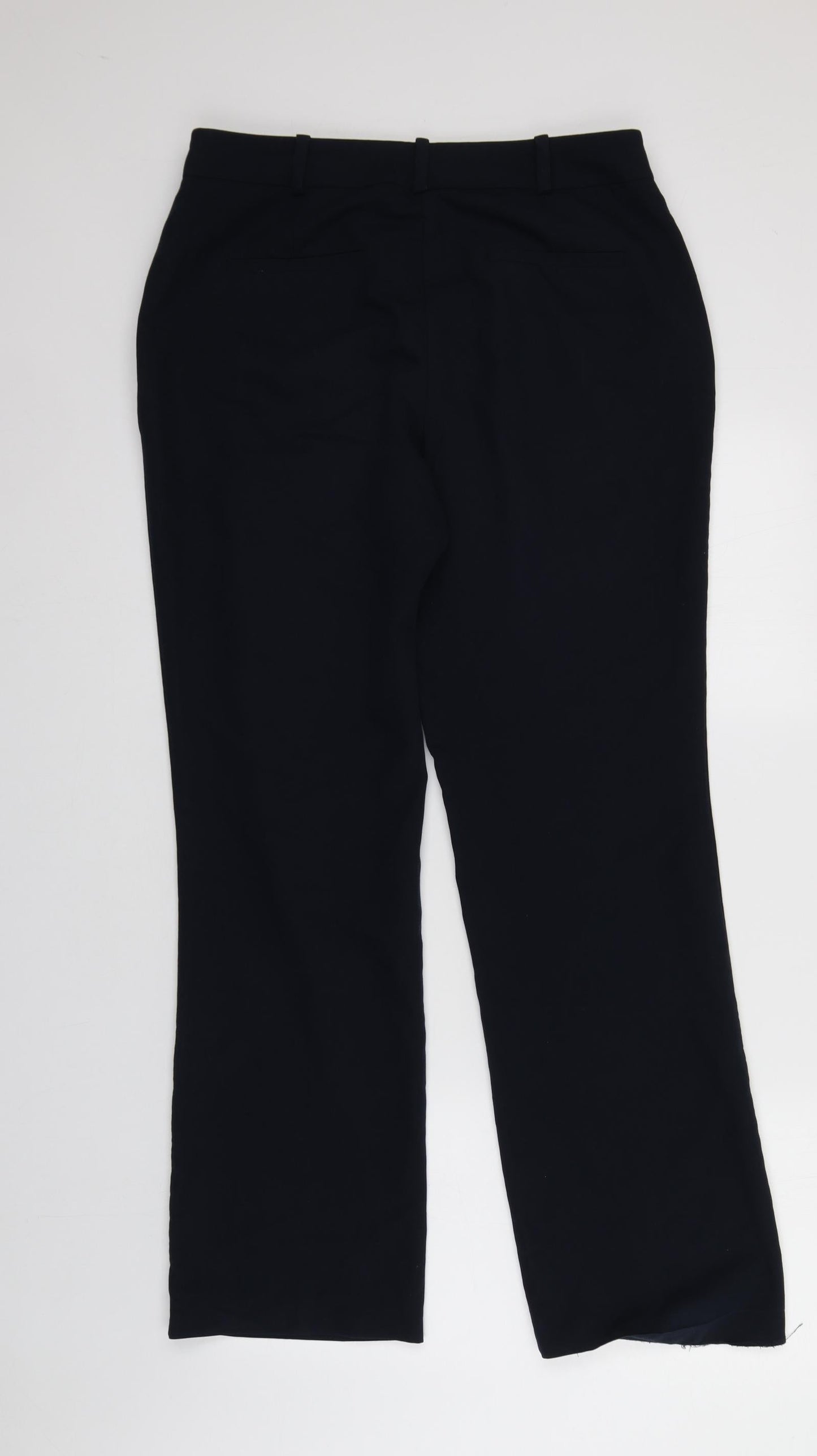 Womens UK Size 12 Dunnes Stores Regular Fit Carrot Blue Trousers