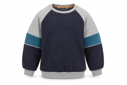 Very Girls Blue Round Neck  Cotton Pullover Jumper Size 5-6 Years