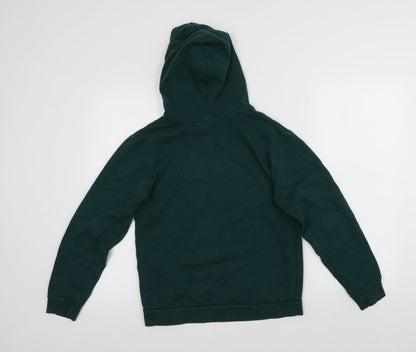 H&M Girls Green  Cotton Pullover Hoodie Size 12-13 Years