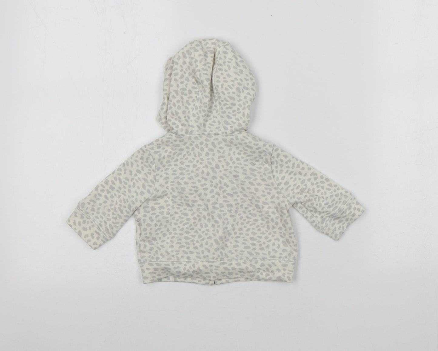 Gap Baby Multicoloured Animal Print Cotton Full Zip Jumper Size 0-3 Months