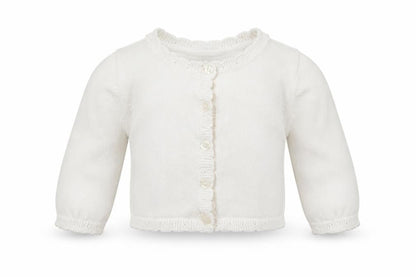 NEXT Baby Ivory  Cotton Cardigan Jumper Size 3-6 Months