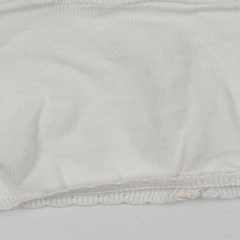 NEXT Baby Ivory  Cotton Cardigan Jumper Size 3-6 Months