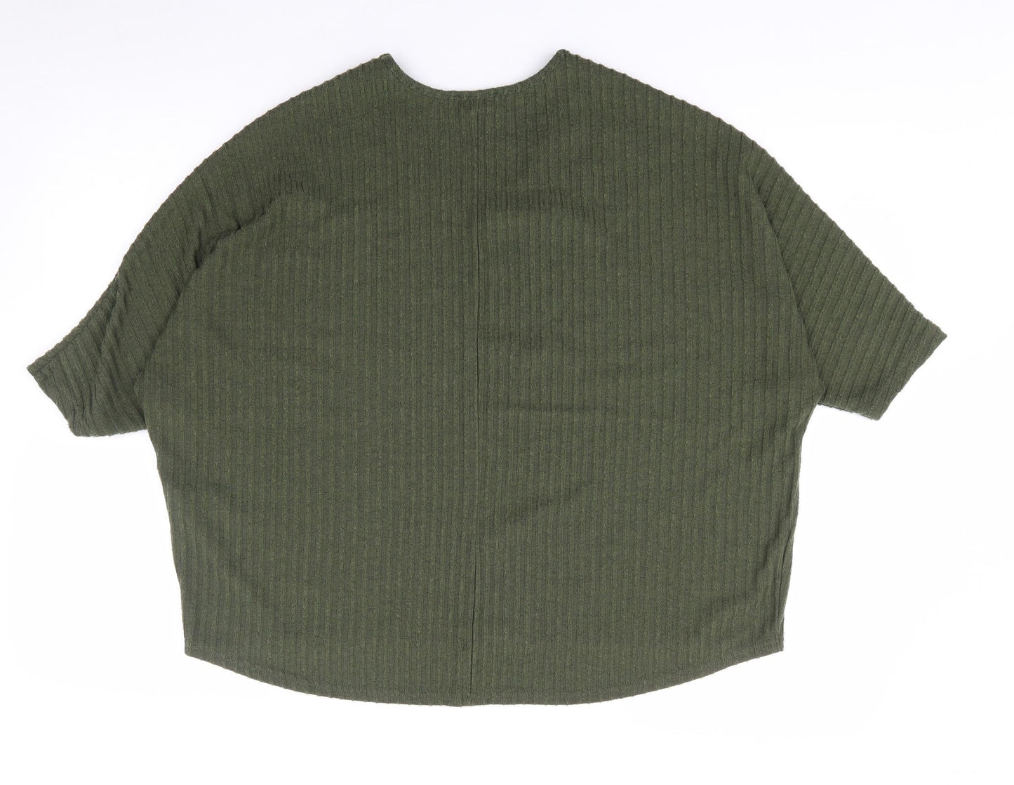 Womens UK Size S New Look Green Jersey T-Shirt
