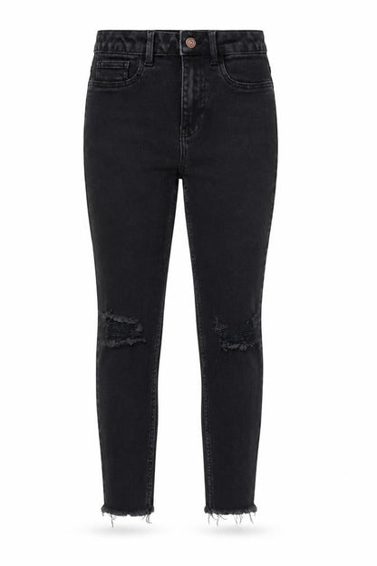 Womens UK Size 10 New Look Extra-Slim Fit Skinny Black Jeans