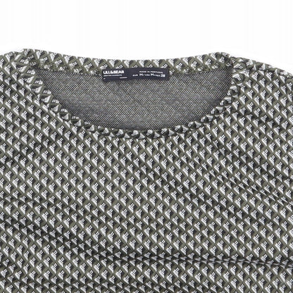 Womens UK Size M Pull & Bear Green Cropped Tank